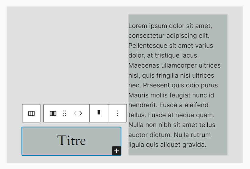 Exemple aligner en bas